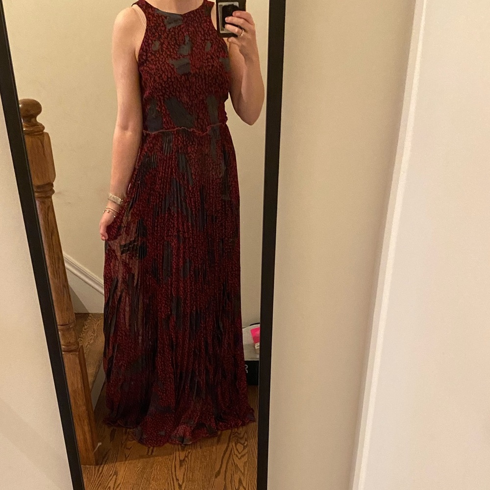 Beautiful Reiss Maxi Long dress print open back
